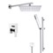 Rain Shower System with Handheld, Rain Shower Head, Shower Faucet Set